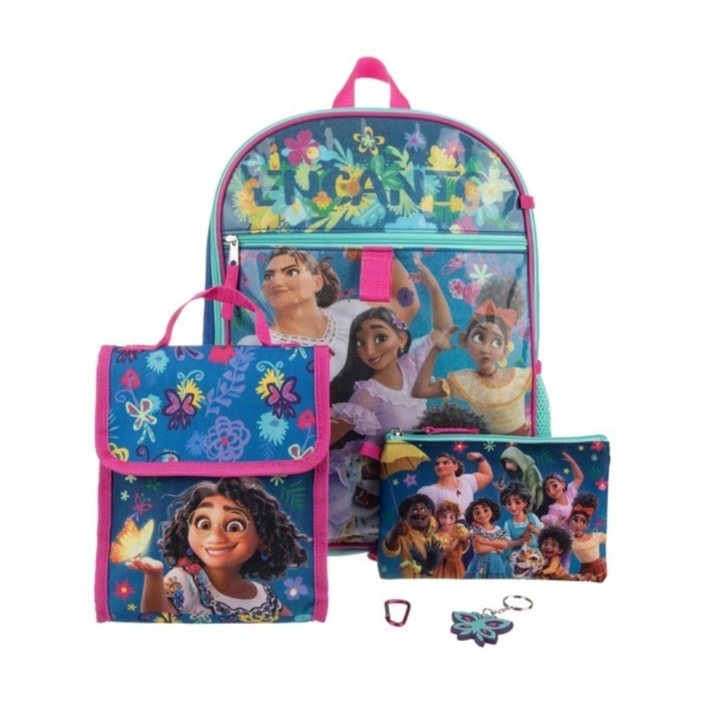Encanto 5 Piece‎ Backpack Set - Purple
